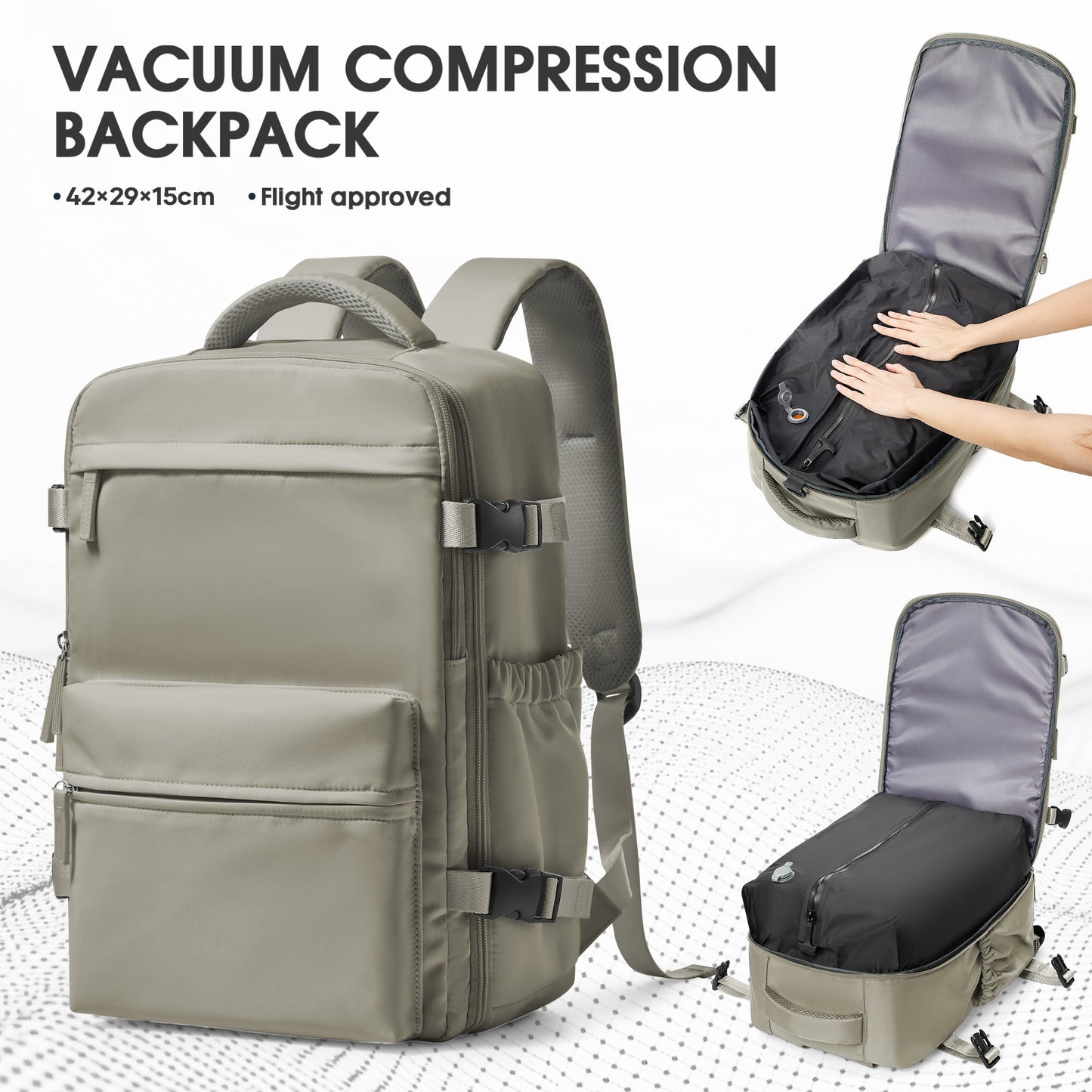 Hyc00® Urban Pro Vacuum Compression Backpack - Hyc00® OFFICIAL