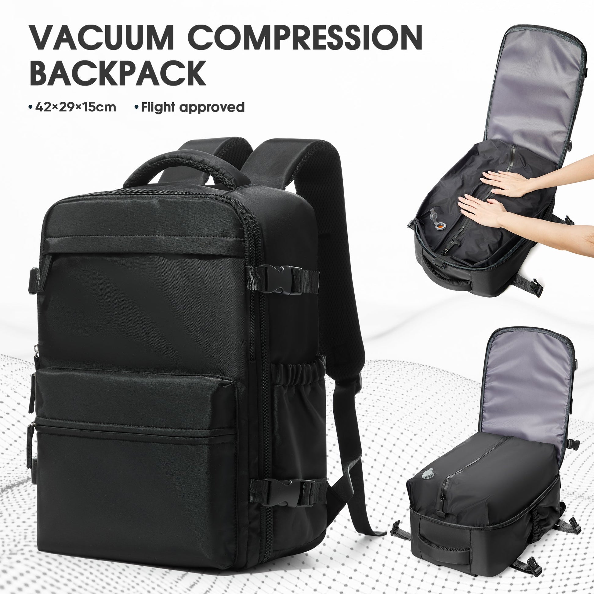 Hyc00® Urban Pro Vacuum Compression Backpack - Hyc00® OFFICIAL